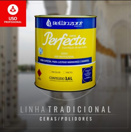 Cera Perfecta 3,6 L Incolor/Preto